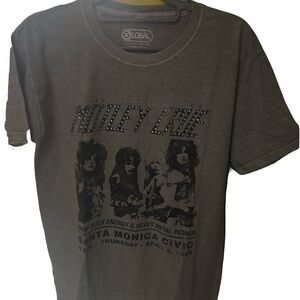 Gray Mötley Crüe Graphic T-Shirt